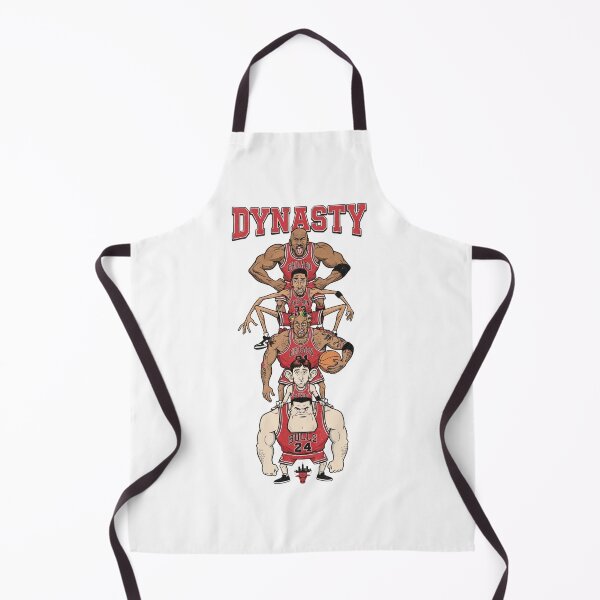 Item preview, Chicago Bulls Dynasty Retro Cartoon Caricature Basketball Art designed and sold by annaarthk.