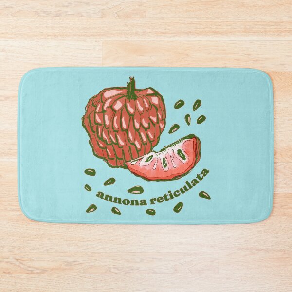 Item preview, Annona Reticulata Custard Apple Fruit Illustration designed and sold by AgnieshkaSiwek.