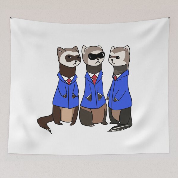 Item preview, A Business of Ferrets : Blue Suit ver. designed and sold by MushiFox.