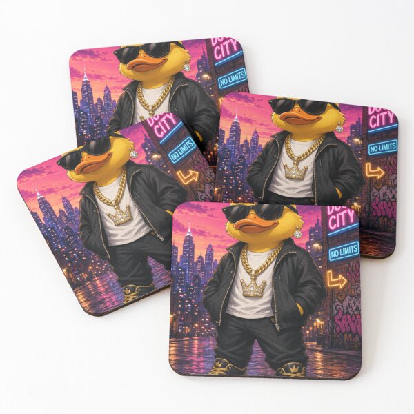 Item preview, Cool Yellow Duck with Bling designed and sold by Realproplyai.