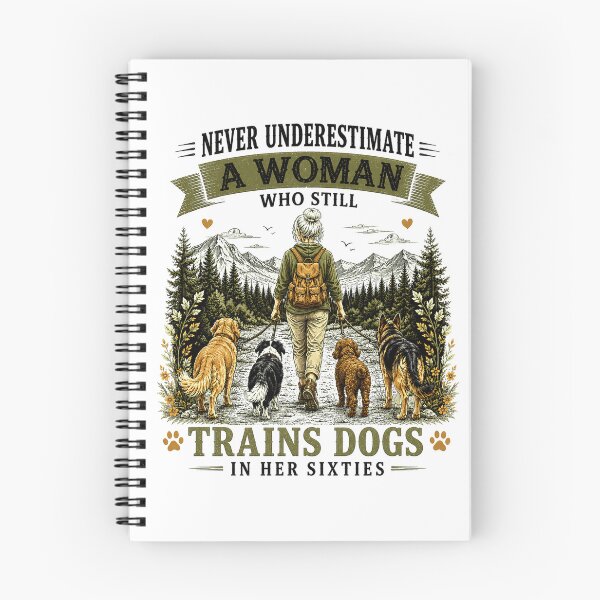 Item preview, Never Underestimate a Woman Who Still Trains Dogs in Her Sixties Funny Dog Traine designed and sold by 76Valeria.