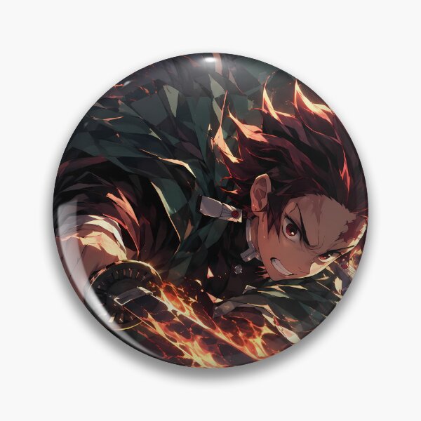 Item preview, Tanjiro Kamado Demon Slayer Fiery Determination designed and sold by mildaclairmo.