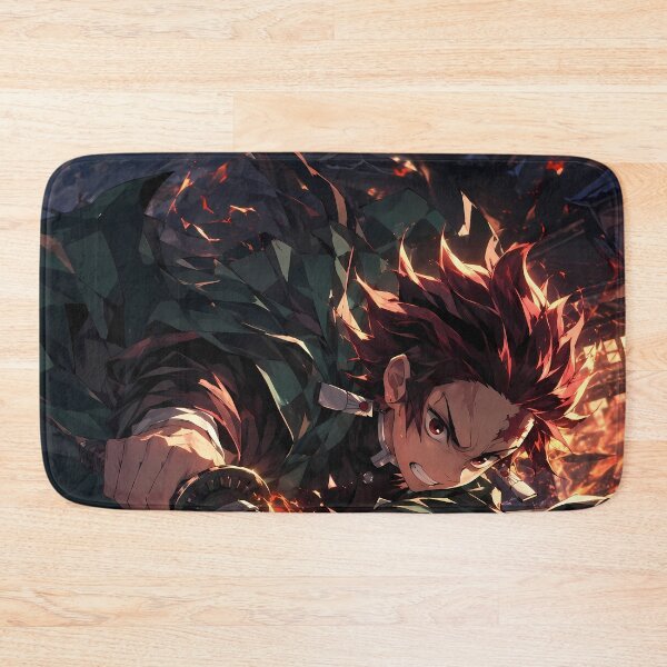 Item preview, Tanjiro Kamado Demon Slayer Fiery Determination designed and sold by mildaclairmo.