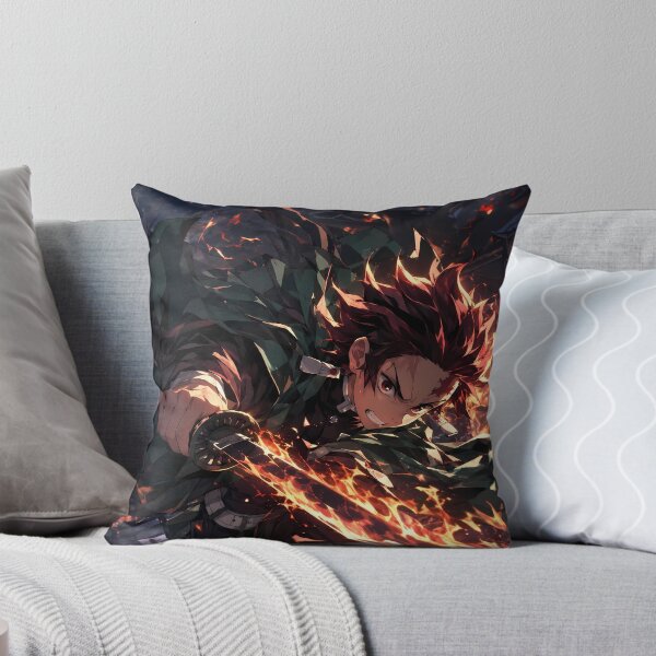 Item preview, Tanjiro Kamado Demon Slayer Fiery Determination designed and sold by mildaclairmo.