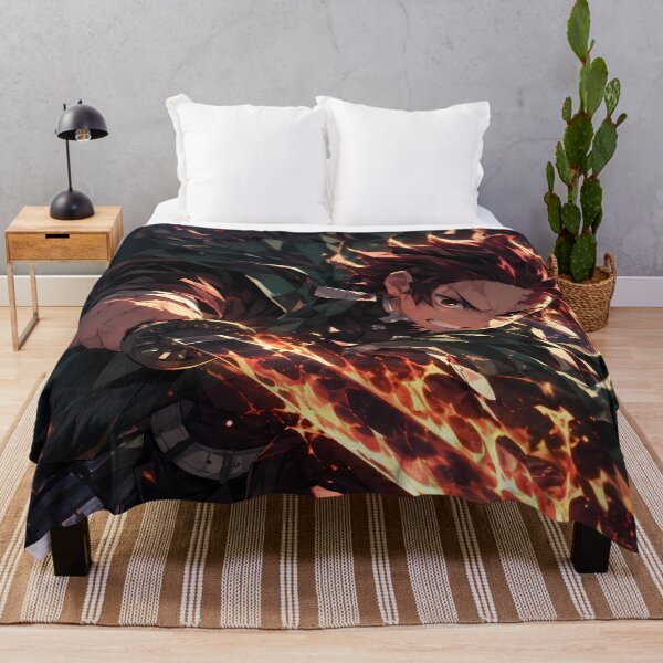 Item preview, Tanjiro Kamado Demon Slayer Fiery Determination designed and sold by mildaclairmo.