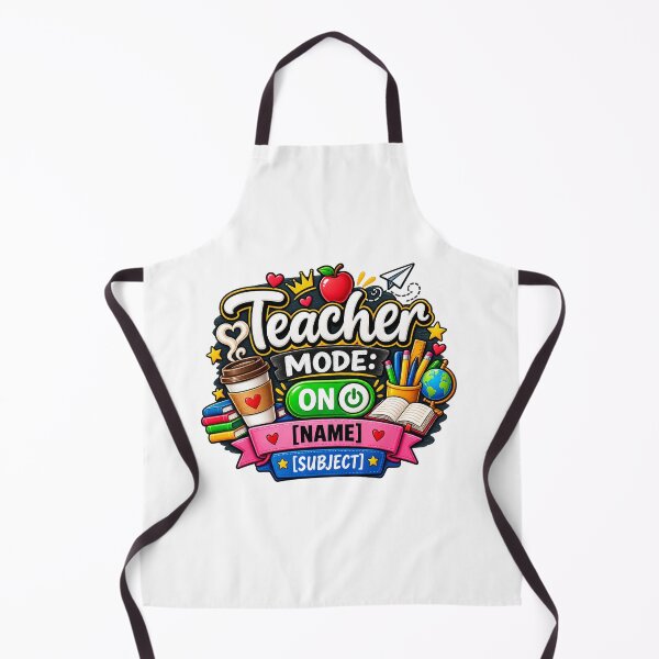 Item preview, Teacher Mode On Funny Personalized Teacher Appreciation designed and sold by ismai6.