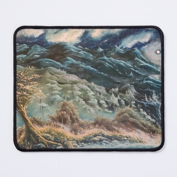 Item preview, Moonlit Nightscape designed and sold by Ellesaltra Vistas Fine Art Gallery.