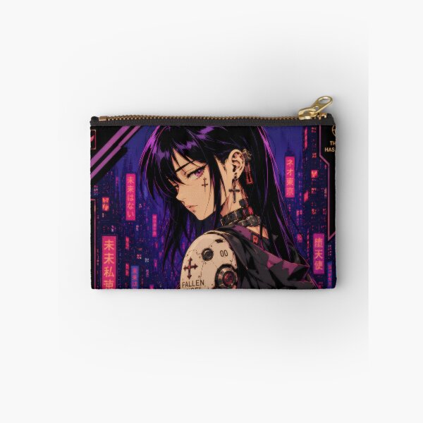 Artikelvorschau, Cyberpunk Fallen Angel – Retro-Anime-Krieger entworfen und verkauft von Apocalyptic Art Studio.
