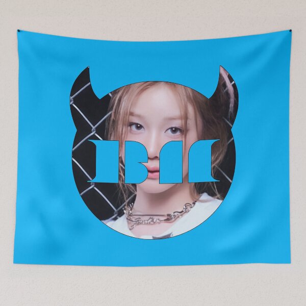 Item preview, PHARITA Babymonster Logo Blue ver.1 Kpop designed and sold by ShiroHero.