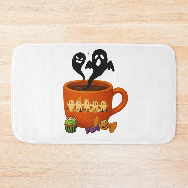 Item preview, Festive Halloween Hot Beverage Art With Cupcake And Candy designed and sold by VibranPalette.