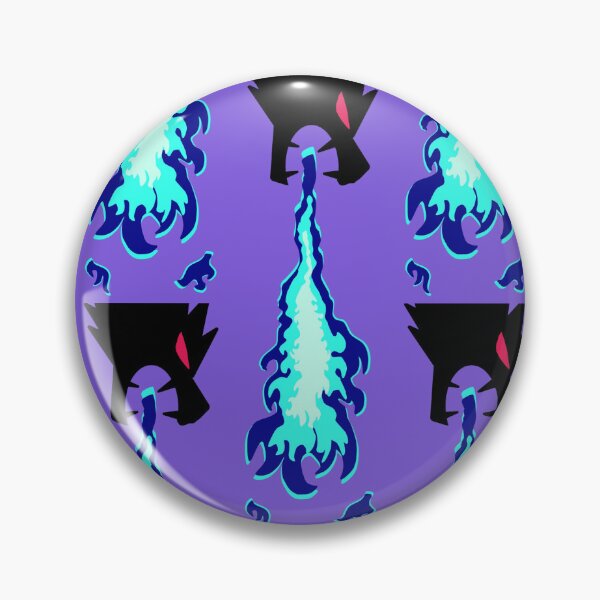 Item preview, Silhouette Dragon's Blue Flames designed and sold by Spaceuser2.