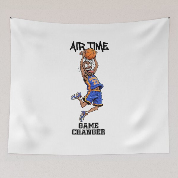 Item preview, Air Time Game Changer Basketball Retro Caricature Dunk Art designed and sold by annaarthk.