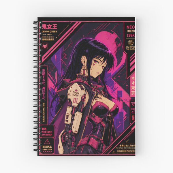 Item preview, Cyberpunk Demon Queen – Infernal Empress of Anime designed and sold by Apocalyptic Art Studio.
