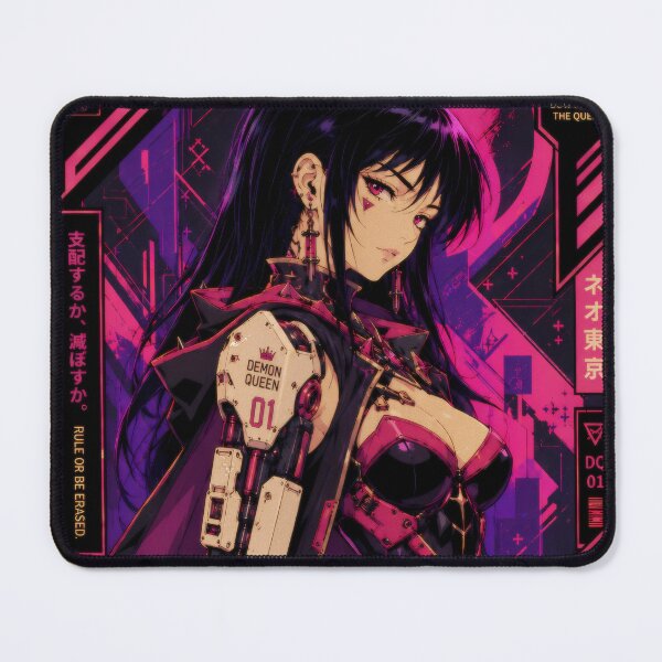 Item preview, Cyberpunk Demon Queen – Infernal Empress of Anime designed and sold by Apocalyptic Art Studio.