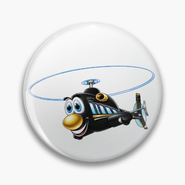 Item preview, Gold Nose Black Helicopter designed and sold by Scott Hayes.