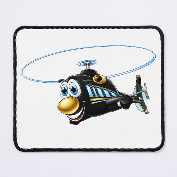 Item preview, Gold Nose Black Helicopter designed and sold by Scott Hayes.
