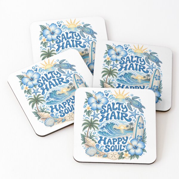 Item preview, Salty Hair Happy Soul – Ocean Vibes Design designed and sold by CloudyDreams123.