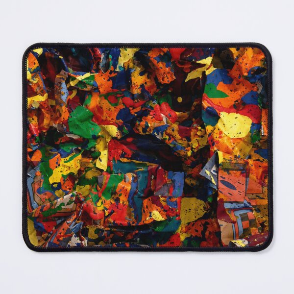 Item preview, Crumpled Color Explosion Abstract Art designed and sold by THE SPLATTERED HAUS BY SAGE BANKS.