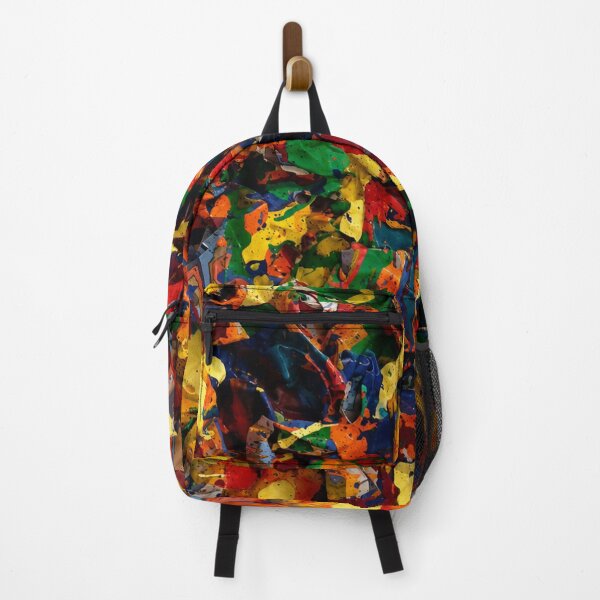 Item preview, Crumpled Color Explosion Abstract Art designed and sold by THE SPLATTERED HAUS BY SAGE BANKS.