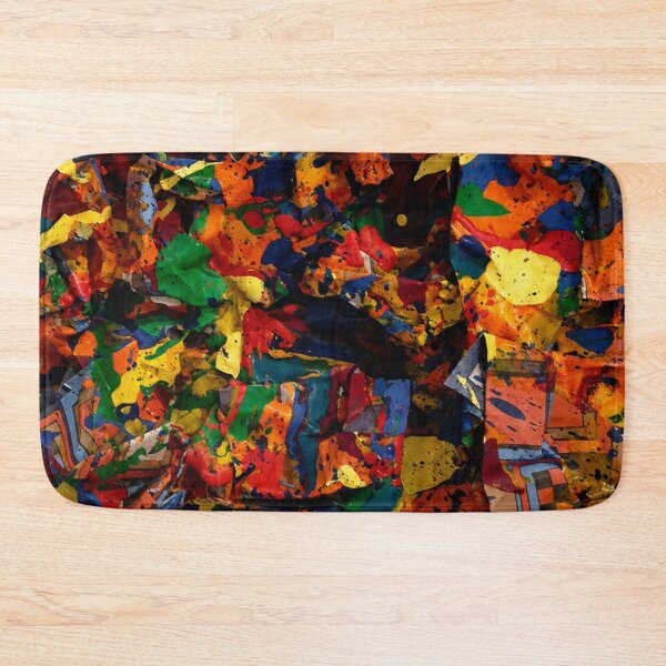 Item preview, Crumpled Color Explosion Abstract Art designed and sold by THE SPLATTERED HAUS BY SAGE BANKS.