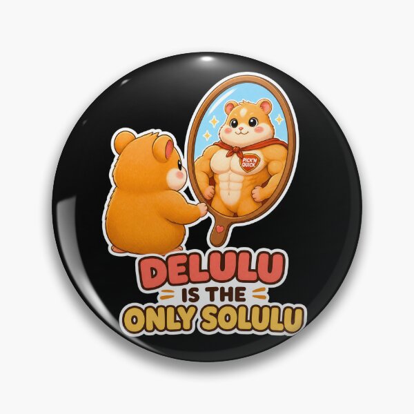 Item preview, Delulu Is The Only Solulu Hamster Funny Meme designed and sold by Pick'n Quick.