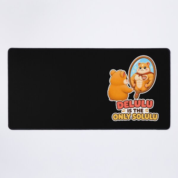 Item preview, Delulu Is The Only Solulu Hamster Funny Meme designed and sold by Pick'n Quick.