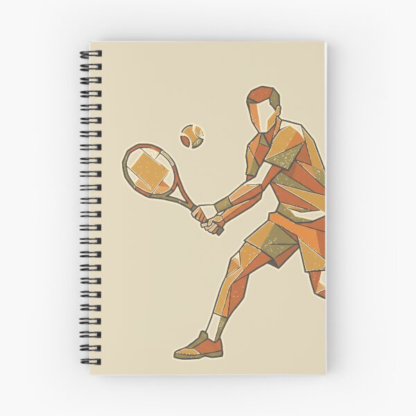 Item preview, Geometric Tennis Player Backhand Shot Low Poly Sports Art designed and sold by KiwiRider.