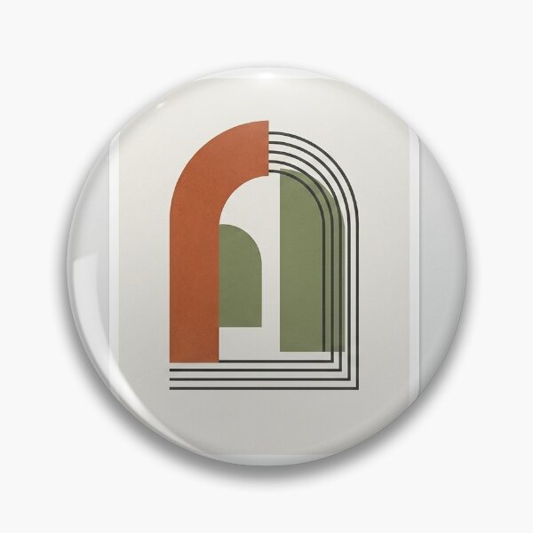Item preview, Minimalist Geometric Arch Poster Art designed and sold by Ak-art-shop.