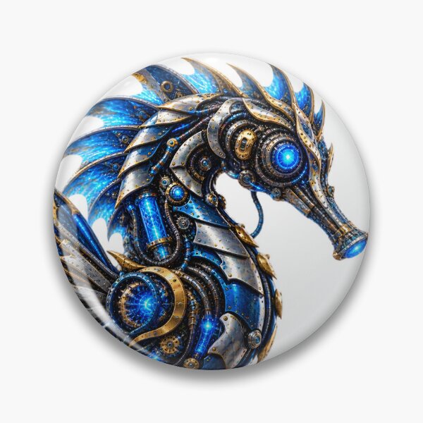 Item preview, Steel Seahorse V5+ — Cybernetic Mechanical Seahorse designed and sold by SteelCoat Studio.