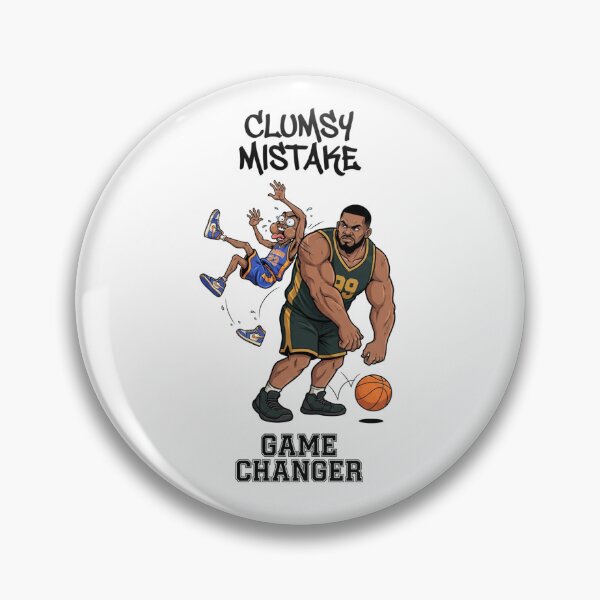 Item preview, Costly Mistake Game Changer Basketball Retro Caricature Art designed and sold by annaarthk.