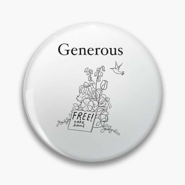 Item preview, Generous is a Beautiful Word designed and sold by Falling-Pages-Press.