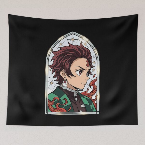 Item preview, Tanjiro Kamado Demon Slayer Flame Focus Portrait designed and sold by mildaclairmo.