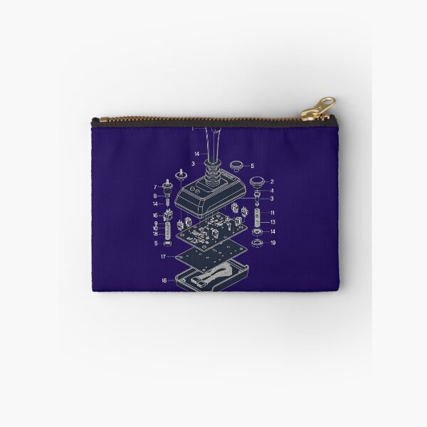Item preview, Retro Arcade Controller Anatomy - Gamer Blueprint Schematic designed and sold by The Blueprint Archive.