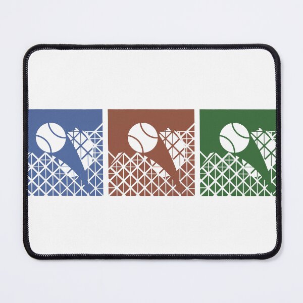 Item preview, Three Tennis Court Surfaces Hard Clay Grass Grand Slam Art designed and sold by KiwiRider.