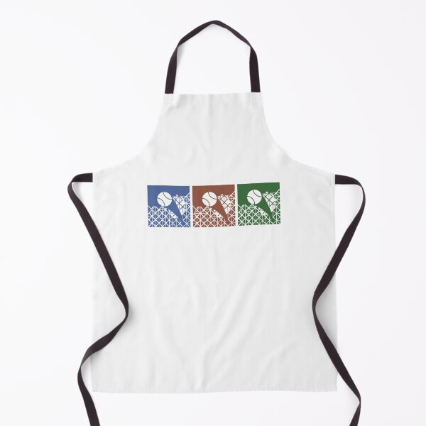 Item preview, Three Tennis Court Surfaces Hard Clay Grass Grand Slam Art designed and sold by KiwiRider.