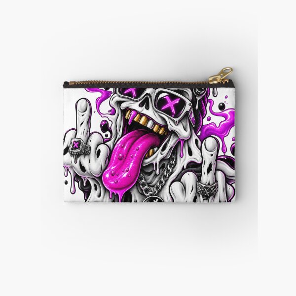 Item preview, Neon Melting Skull designed and sold by VYBORA Studio.