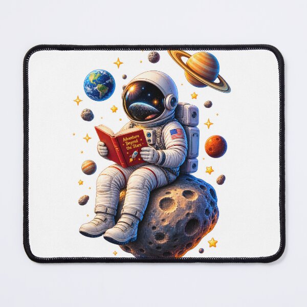 Item preview, Astronaut Reading Among the Stars designed and sold by TinyWeird.