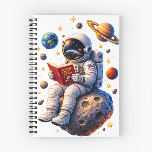 Item preview, Astronaut Reading Among the Stars designed and sold by TinyWeird.