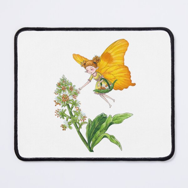 Item preview, June 12th birthday flower Reseda odorata Fairy designed and sold by birthflower.
