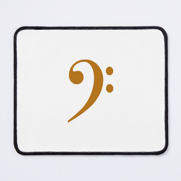 Item preview, Bass clef - musician - amber designed and sold by Inspirationmotivation.
