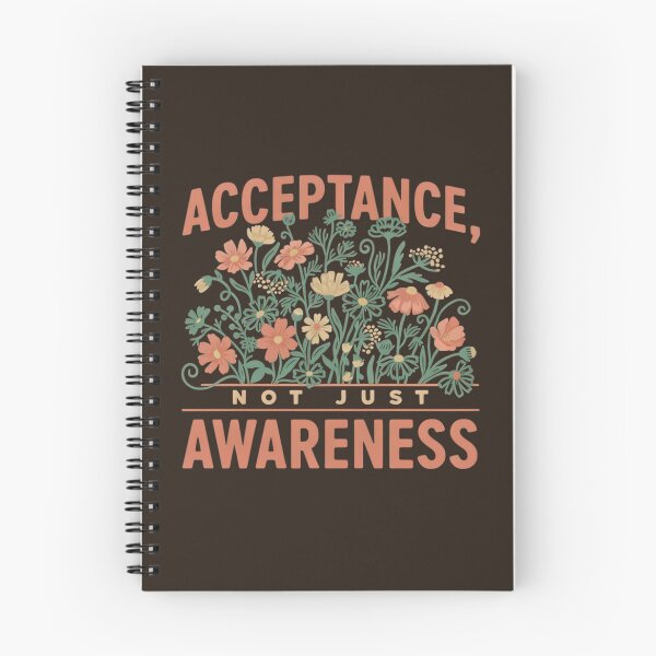 Item preview, Acceptance, Not Just Awareness – Floral Self Growth Art designed and sold by Sezee.