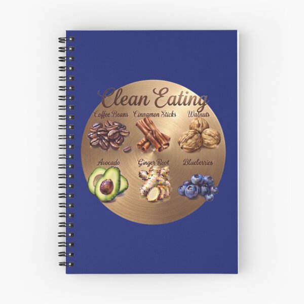 Item preview, Clean Eating Healthy Food Guide Illustration designed and sold by Northern Glow Art.