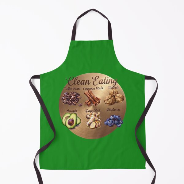 Item preview, Clean Eating Healthy Food Guide Illustration designed and sold by Northern Glow Art.