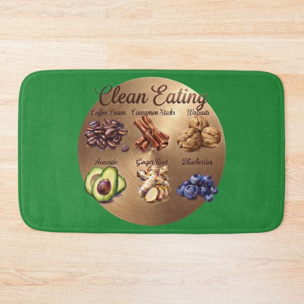 Item preview, Clean Eating Healthy Food Guide Illustration designed and sold by Northern Glow Art.
