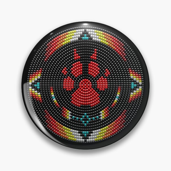 Item preview, NATIVE BEADED MEDALLION (B) 9 designed and sold by Garden Of Nightmares.