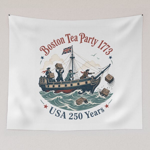 Item preview, Boston Tea Party 1773 designed and sold by Illumine-World.