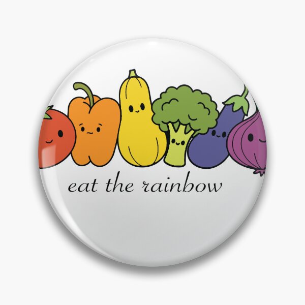 Item preview, Eat the rainbow cute vegetable sticker and design for kids  designed and sold by Talia-does-art.
