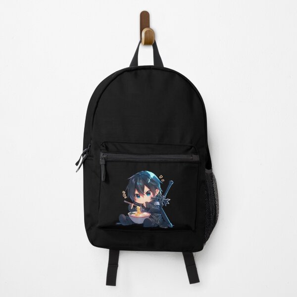 Item preview, Kirito Sword Art Online Kawaii Ramen Chibi Noodle Quest designed and sold by mildaclairmo.