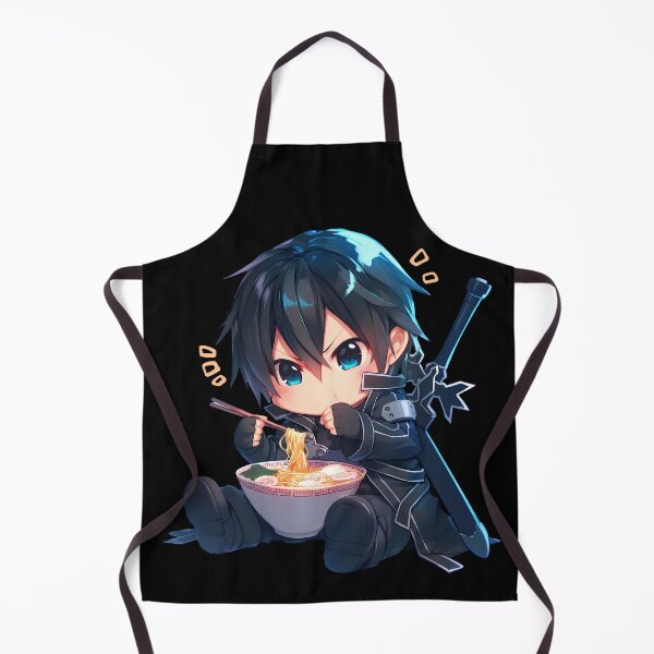 Item preview, Kirito Sword Art Online Kawaii Ramen Chibi Noodle Quest designed and sold by mildaclairmo.
