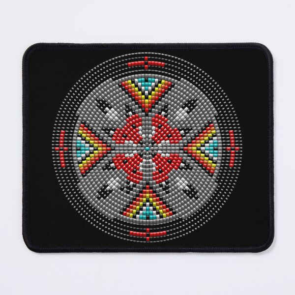 Item preview, NATIVE BEADED MEDALLION (B) 8 designed and sold by Garden Of Nightmares.